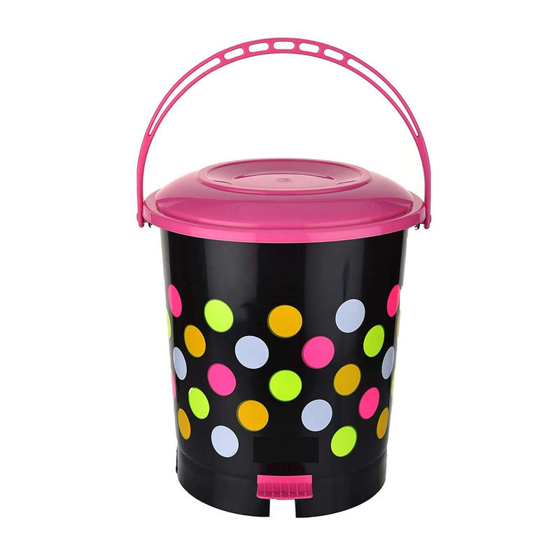 9015 Printed Pedal Bin used for storing garbage and waste products and it would use in all kinds of places like household and official etc.