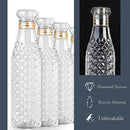 7116  Water Bottle With Diamond Cut Used By Kids, Children's  ( 3 pcs ) 