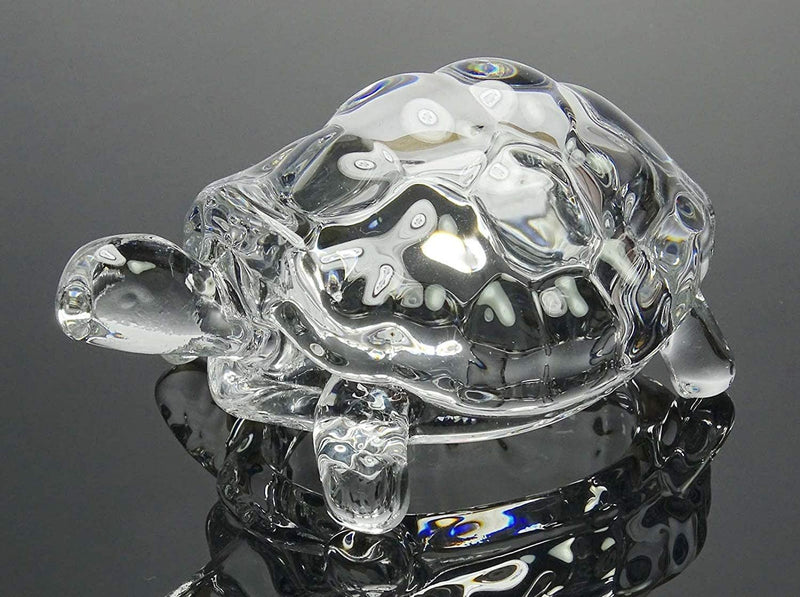 1194 Crystal Glass Turtle-Tortoise for Feng Shui and Vastu - 