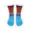 7302 Ladies Printed Socks Breathable Thickened Classic Simple Soft Skin Friendly