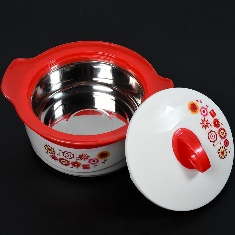 5282 Steel Hot & Cold Casserole, 1200 ml, | PU Insulated | BPA free |  Food Grade | Easy to Carry | Easy to Store | Ideal For Chapatti | Roti | Casserole For Home & Kitchen Use 