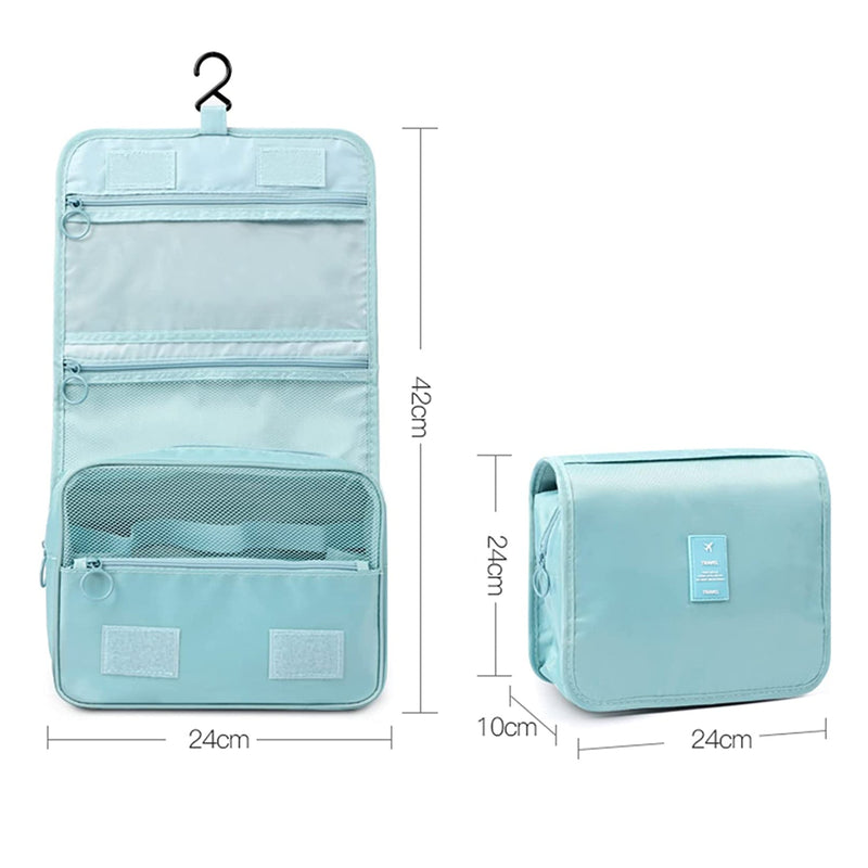 7292 Men's and Women's Waterproof Foldable Multifunction Portable Travel Toiletry Kit Cosmetic Makeup Pouch Organizer Bag 