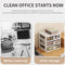1143 Cartoon Desktop Storage Box Transparent Small Drawer Desk Plastic Mini Storage Box Rabbit Stationery Storage Box 