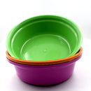 2592 Round Plastic Basin And Plastic Mixing Bowl Set.