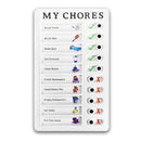 4448 Portable My Chores Home Note Board Management Planning Memo Boards Reminding Time. 