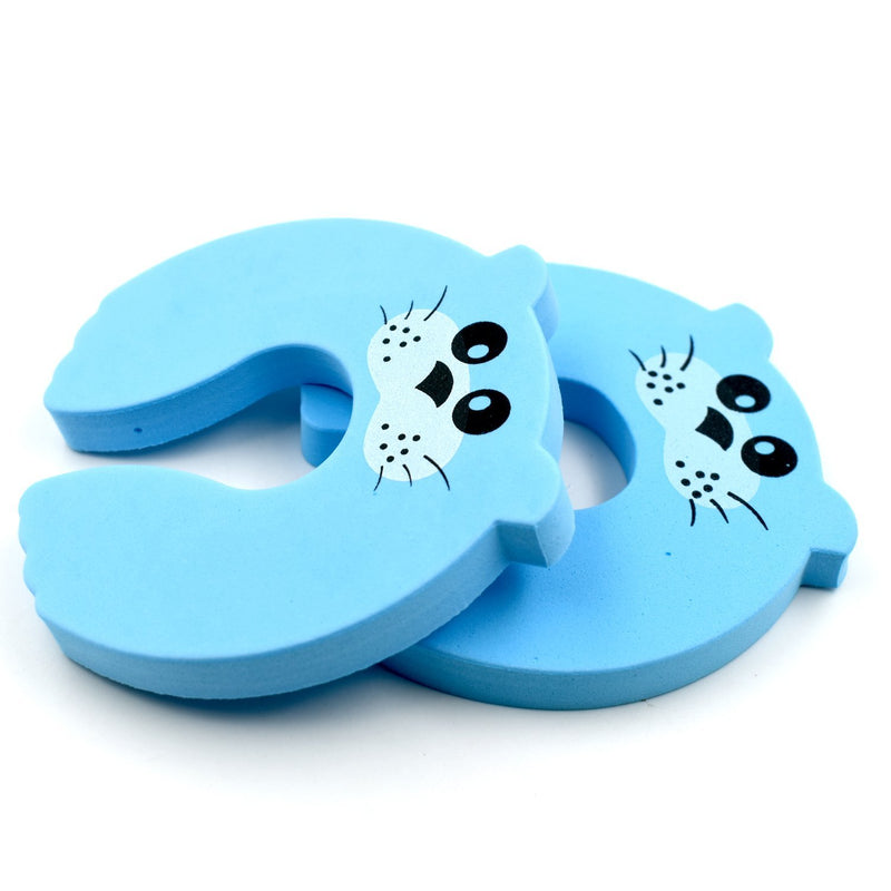 6039 Child Safety Protection Baby Safety Cute Animal Security Card Door Stopper (2PC Set)