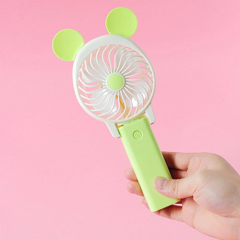 4765 Mini Cartoon Style Fan used in all kinds of places including household and many more for producing fresh air purposes.  