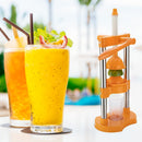 7128 Hand Pressure Juicer With Glass Manual Cold Press Juice Machine  Instant Make Juice Squeezer, Fruits Juicer, Juice Maker, Orange Juice Extractor For Fruits & Vegetables, Orange 