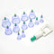 6614 Hijama Cupping Set, 12pcs Cups Vacuum Cupping Kit Pull Out a Vacuum Apparatus Therapy Relax Massagers Curve Suction Pump 