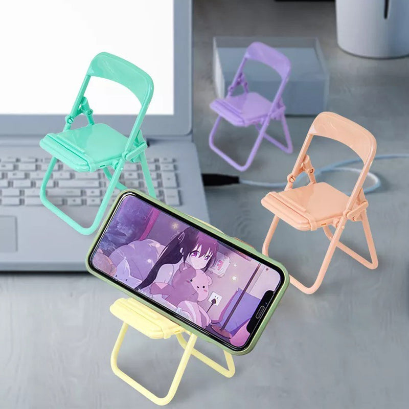 4797A Chair Mobile Stand used in all kinds of household and official purposes as a stand and holder for mobiles and smartphones etc.
