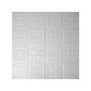 9287 Design Wallpaper 3D Foam Wallpaper Sticker Panels I Ceiling Wallpaper For Living Room Bedroom I Furniture, Door I Foam Tiles (white Color) 