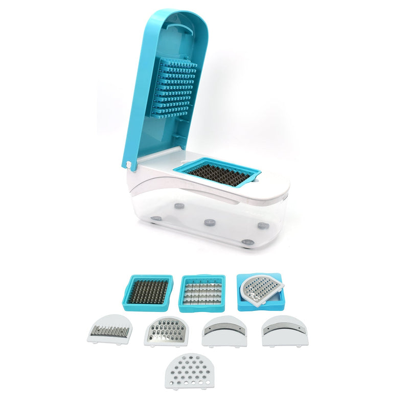 2709 9 in 1 Nicer Dicer used in all kinds of household and official kitchen purposes for cutting and slicing of various vegetables and fruits etc.  