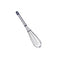 2569 Stainless Steel Wire Whisk,Balloon Whisk,Egg Frother, Milk & Egg Beater (8 inch)