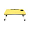 8035 Yellow Multipurpose Foldable Laptop Table with Cup Holder (With Box)