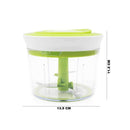 0079 Manual 2 in 1 Handy smart chopper for Vegetable Fruits Nuts Onions Chopper Blender Mixer Food Processor 