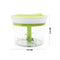 0079 Manual 2 in 1 Handy smart chopper for Vegetable Fruits Nuts Onions Chopper Blender Mixer Food Processor 