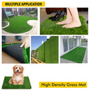 0612 Artificial Grass for Balcony Or Doormat, Soft and Durable Plastic Turf Carpet 58x38cm 