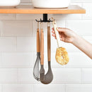 4077 Rotating Folding Hook, Kitchen Utensil Holder for Hanging, Heavy Duty Hanger Hooks For Bathroom, Key Hooks For Living Room & Bedroom 