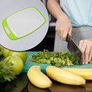 8136A Vegetables and Fruits Cutting Chopping Board Plastic Chopper Cutter Board Non-slip Antibacterial Surface with Extra Thickness 