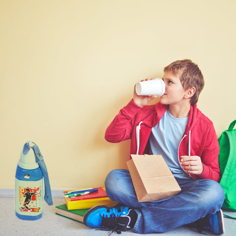 5293 Plastic Sports / Cycling Drinking Water Bottle With Hand Straps For School , Office & Multiuse Bottle 