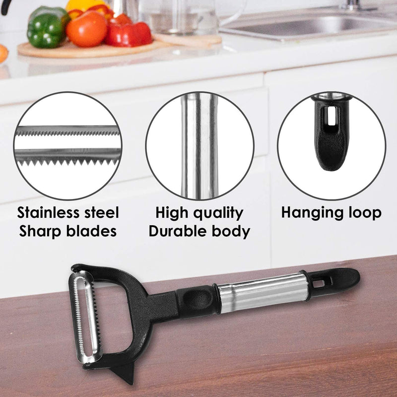 2618 2-in-1 Double Julienne and Vegetable Peeler