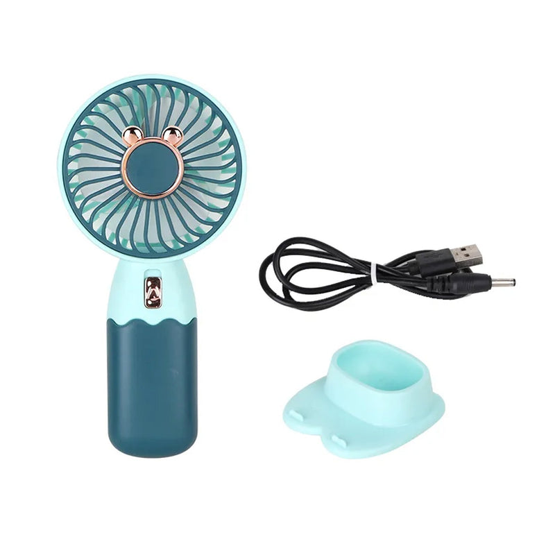 4798 Mini Fan Rechargeable Table Fan Handheld Fan USB Fan Desk Fan Cooling Fan For Home , Office , Car, & Multi Use Fan 