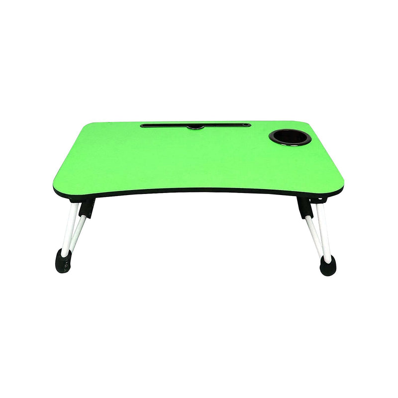 8034 Green Multipurpose Foldable Laptop Table with Cup Holder (With Box)