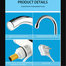 1684A Stainless Steel LED Digital Display Instant Heating Electric Water Heater Faucet Tap 