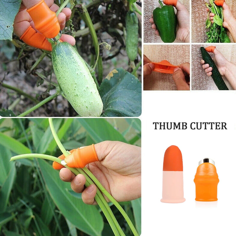 2766 Vegetable Thumb Cutter and tool 5pc Set with effective sharp cutting blade System 
