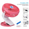 4824 USB Rechargeable Clip Desktop Table Fan Mini Portable Clamp Fan 360degree Rotating