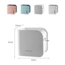 4071 Toilet Paper Holder Home Storage Rack Bathroom Foldable Hanger Tissue Box Shelf Wall Mounted Paper Holder 