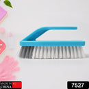 7527 MULTIPURPOSE DURABLE CLEANING BRUSH WITH HANDLE FOR CLOTHES LAUNDRY FLOOR TILES AT HOME KITCHEN SINK, WET AND DRY WASH CLOTH SPOTTING WASHING SCRUBBING BRUSH. 