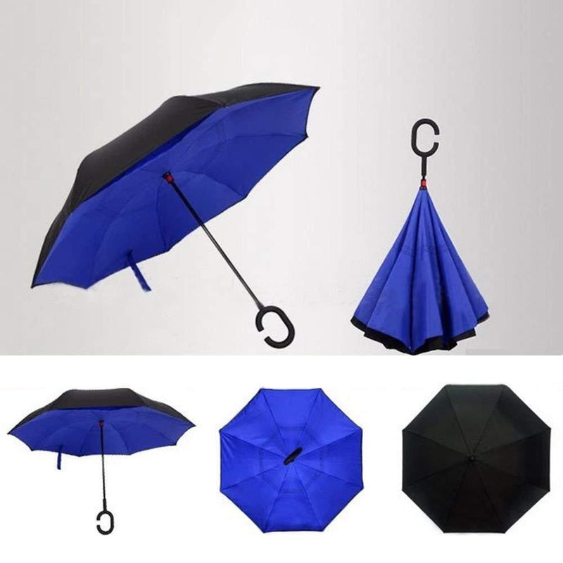 0233 Travel Windproof Umbrella (Reverse Umbrella) - 