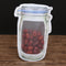 1075 Reusable Airtight Seal Plastic Food Storage Mason Jar Zipper (1000ml) - DeoDap