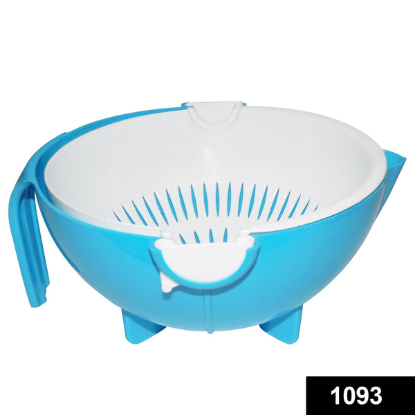 1093 Multi-Functional Washing Fruits and Vegetables Bowl & Strainer with Handle - Opencho
