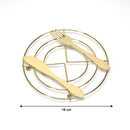 2479 Hot Pot Stand Stainless Steel Heat Resistant Round Table Ring 