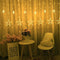 1253 12 Stars Curtain String Lights, Window Curtain Lights with 8 Flashing Modes Decoration for Festivals 