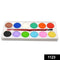1123 Painting Water Color Kit - 12 Shades and Paint Brush (13 Pcs) - Opencho