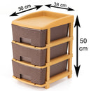 1181 Plastic Modular Drawer 3 Tier Organisers - 