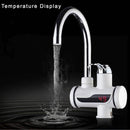 1684A Stainless Steel LED Digital Display Instant Heating Electric Water Heater Faucet Tap 