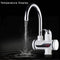 1684A Stainless Steel LED Digital Display Instant Heating Electric Water Heater Faucet Tap 