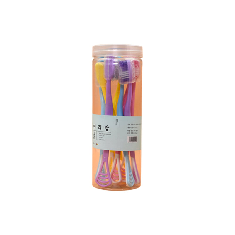 6150 8 Pc 2 in 1 Toothbrush Case widely used in all types of bathroom places for holding and storing toothbrushes and toothpastes of all types of family members etc. 