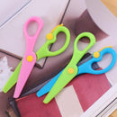 1569 Kids Handmade Plastic Safety Scissors Safety Scissors - DeoDap