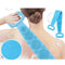 1302 Silicone Body Back Scrubber Double Side Bathing Brush for Skin Deep Cleaning - DeoDap