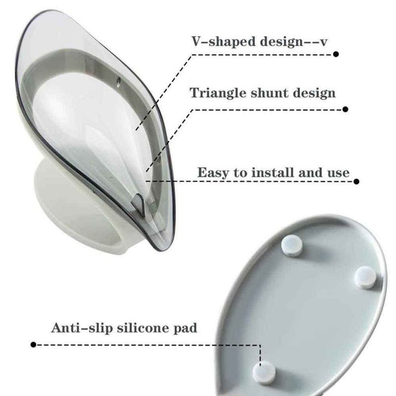 4794 New Leaf Soap Box used in all kinds of household and bathroom places as a soap stand and case.  