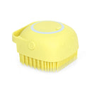 1348 Silicone Massage Bath Body Brush Soft Bristle With Shampoo Dispenser - DeoDap