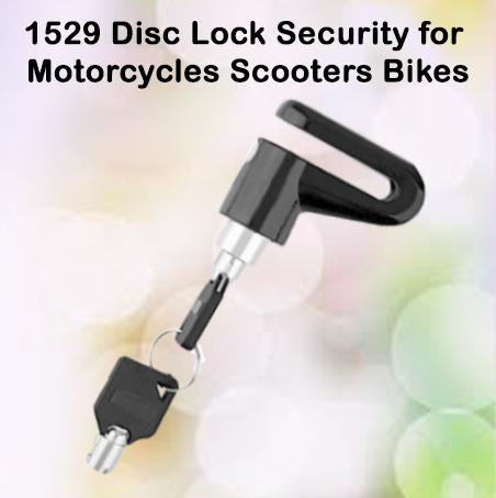 1529 Disc Lock Security for Motorcycles Scooters Bikes 
