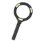 1573 Magnifying Glass with 3 Led Light 3X Power and Rubberized Handle - DeoDap