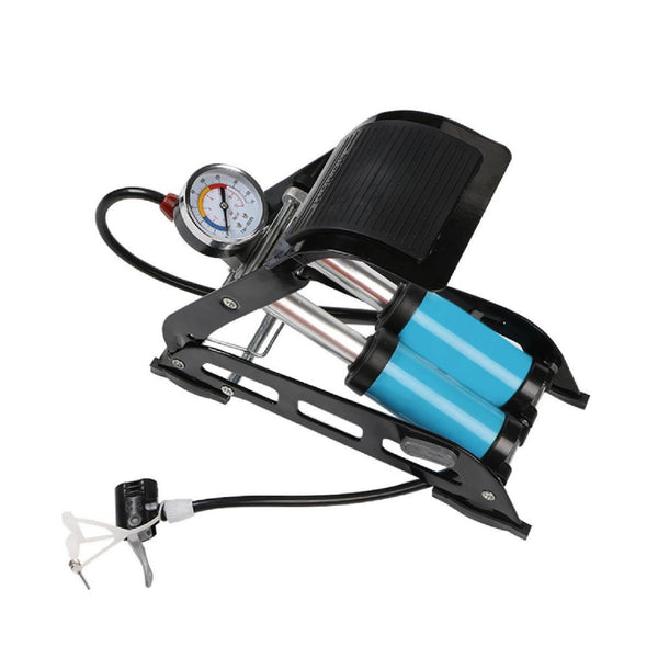 1691 Portable High Pressure Foot Air Pump Compressor for Car and Bike - 