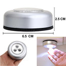 1721 3 Led Cordless Stick Tap Wardrobe Touch Light Lamp - Your Brand